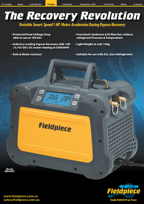 SRL2K7: Fieldpiece Infrared Leak Detector for Refrigerants